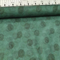 Stof - Kyoto Collection Circles Green Tonal 100% Cotton Fabric - Crafts and Quilts