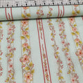 Stof - La Vie est Belle Border Green 100% Cotton Fabric - Crafts and Quilts