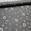 Stof - My Japanese Garden Flower Grey 100% Cotton Fabric - Crafts and Quilts