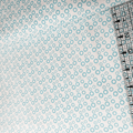 Stof - New Nordic Circle Dots Aqua 100% Cotton Fabric