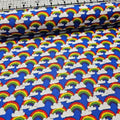 Stof - Off to Dreamland Rainbows Multi 100% Cotton Fabric