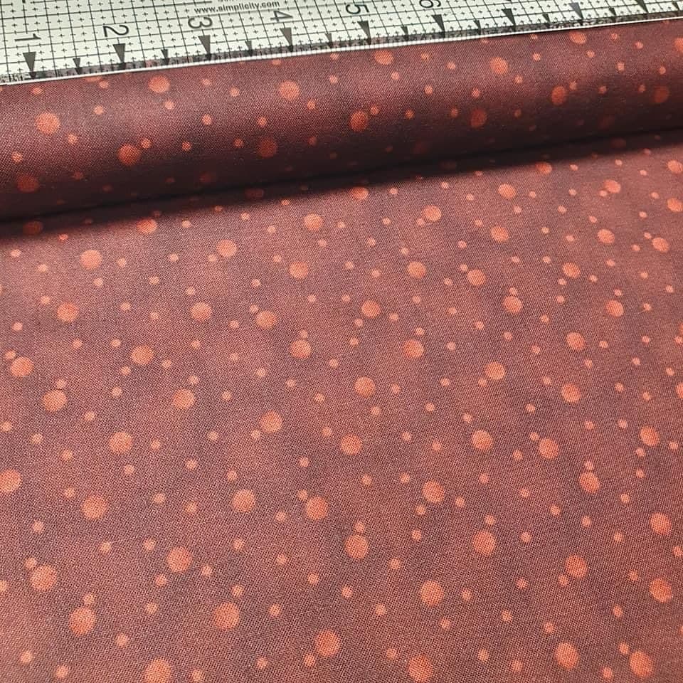 Stof - Quilters Basic Spot Wine 4518A 100% Cotton Fabric
