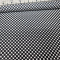 Stof - Quilters Basics Harmony Black White Grid 100% Cotton Fabric - Crafts and Quilts