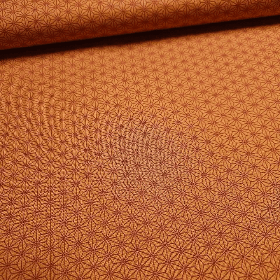 Stof - Quilters Basics Harmony Stars Orange 100% Cotton Fabric