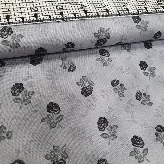 Stof - Quilters Basics Rose Grey 100% Cotton Fabric