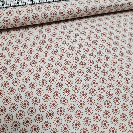 Stof - Savana Mini Motifs Neutral 100% Cotton Fabric