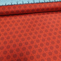 Stof - Tiled Up Flowers Red 100% Cotton Fabric