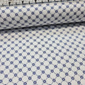 Stof - Tiled Up On Point Blue 100% Cotton Fabric - Crafts and Quilts