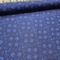 Stof - Tiled Up Vine Blue 100% Cotton Fabric - Crafts and Quilts