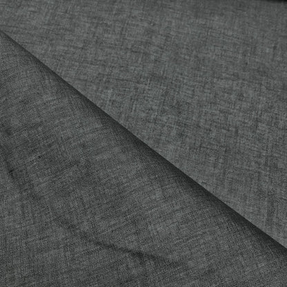 PU Backed Storm System Linen - Grey 57" Wide Fabric