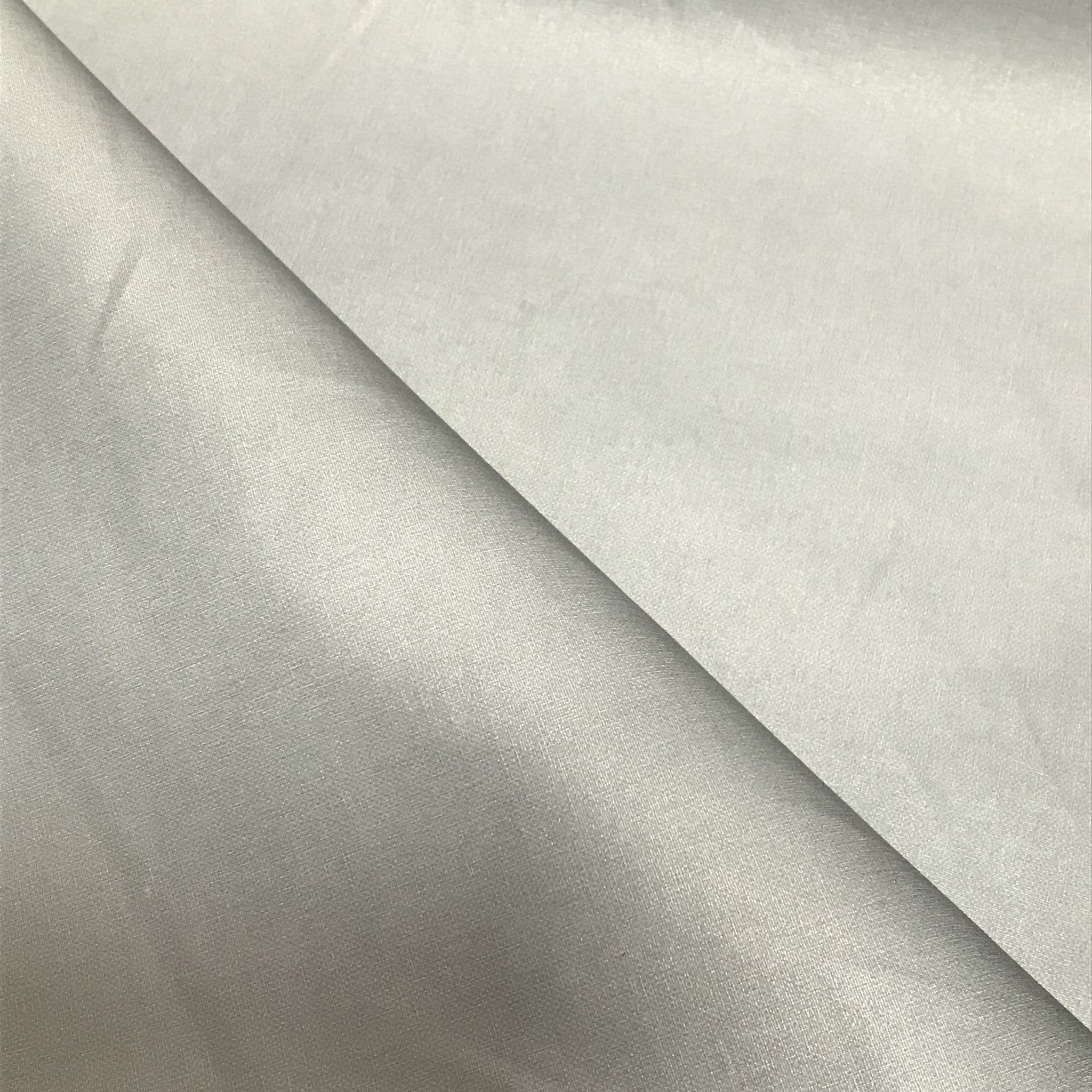 PU Backed Storm System Linen - Light Grey 57" Wide Fabric