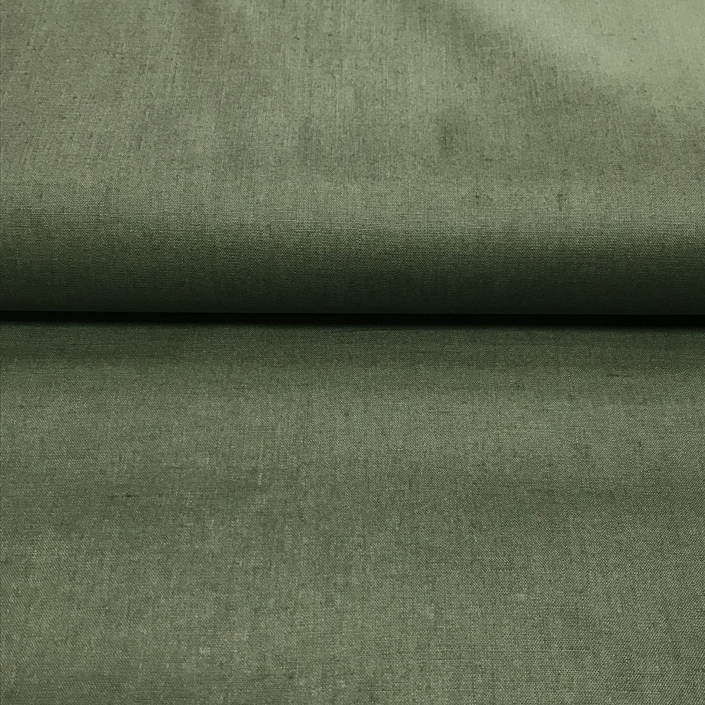 PU Backed Storm System Linen - Sage 57" Wide Fabric