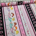 Studio E - Ballerina Ballet Border 100% Cotton Fabric