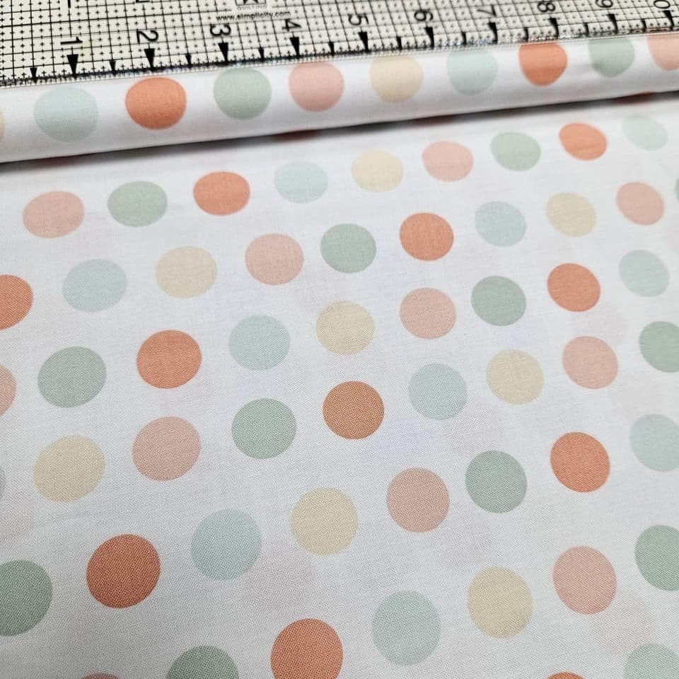Studio E - Bunny Tales Multi Spots 100% Cotton Fabric