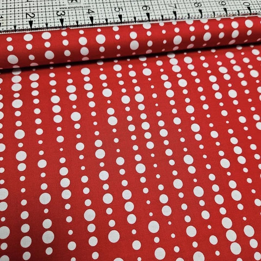Studio E - Essentials 9 Red and White 100% Cotton Fabric