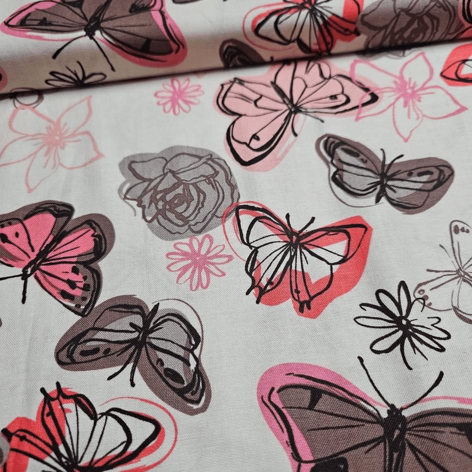 Studio E - Flights of Fancy Butterflies 100% Cotton Fabric – Crafts and ...