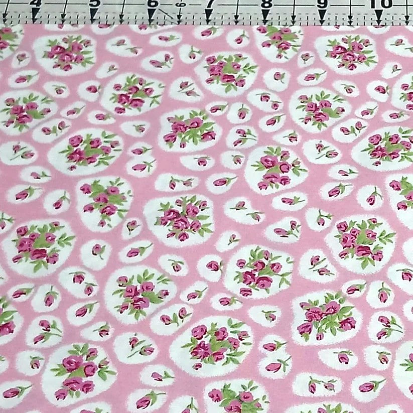 Poplin - Vintage Rose 60" Wide Premium 100% Cotton Fabric Yard