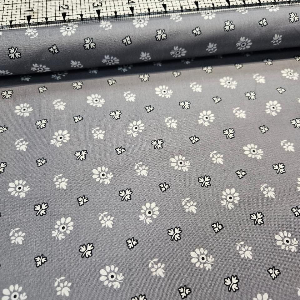 Timeless Treasures - Calais Grey C2689 100% Cotton Fabric