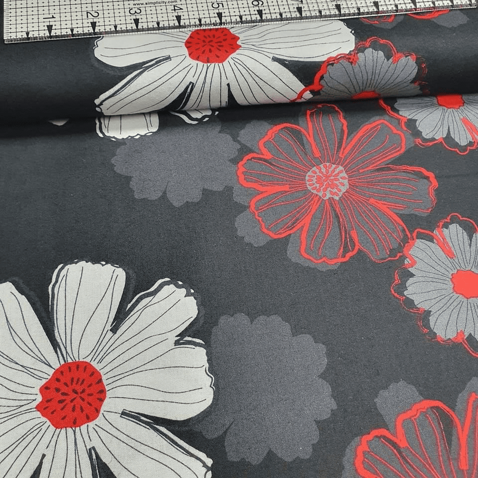 Wilmington Prints - Cherry Pop by Amy Shaw 90373 Black 100% Cotton Fabric