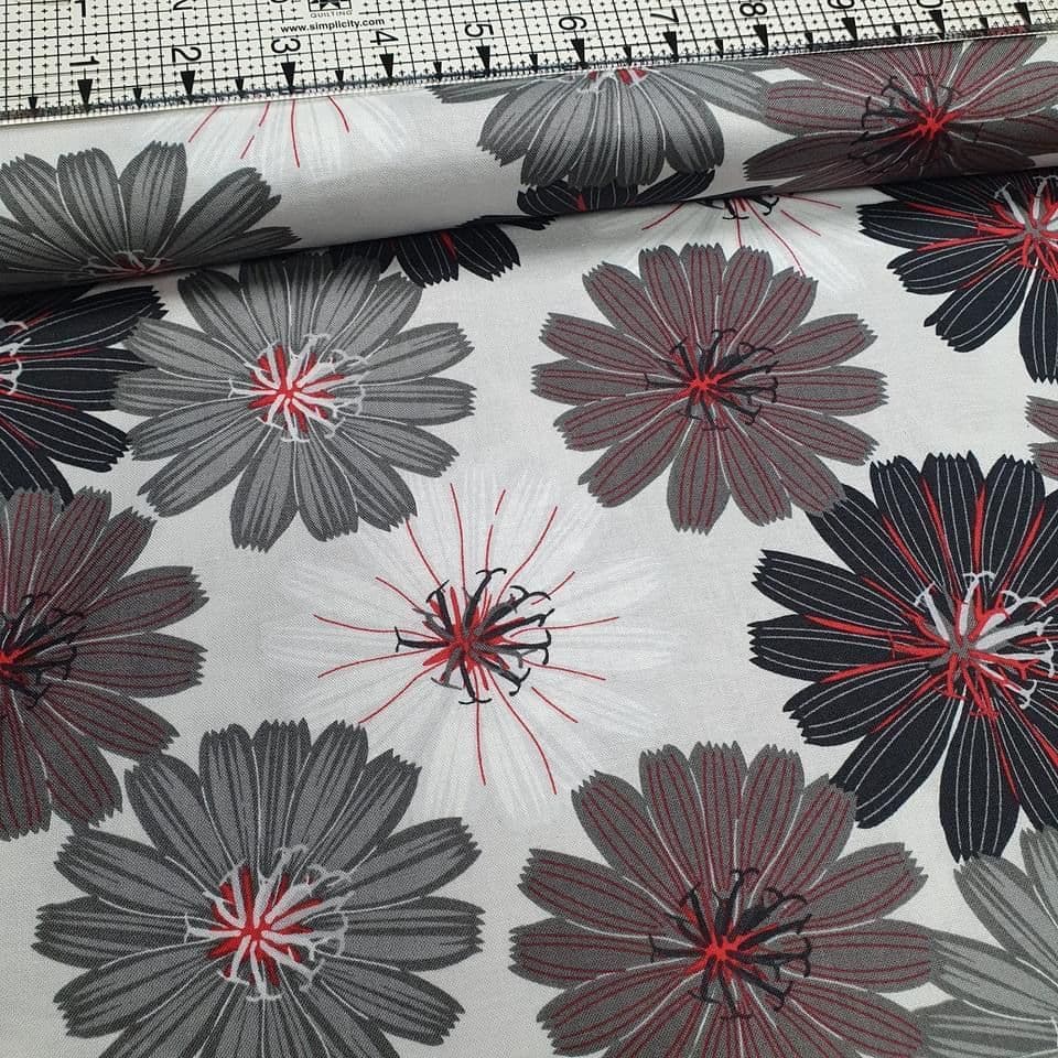 Wilmington Prints - Cherry Pop by Amy Shaw 90373 White 100% Cotton Fabric