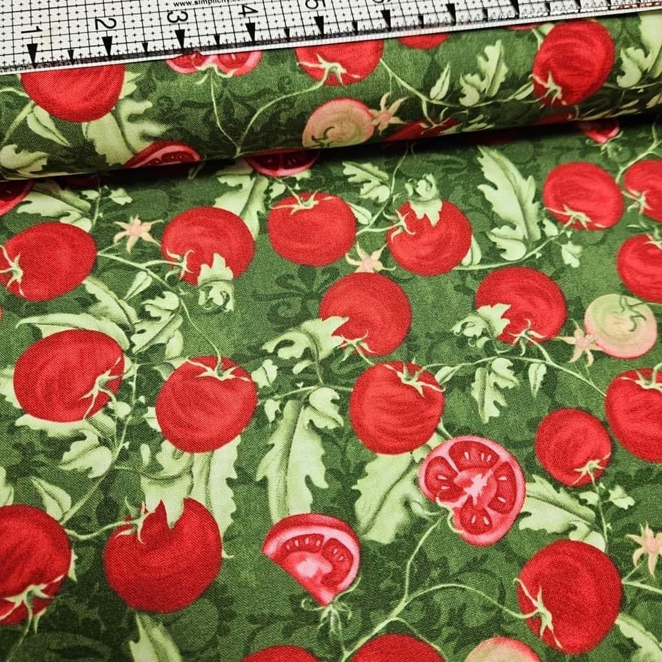 Wilmington Prints - Della Terra Tomatoes 100% Cotton Fabric – Crafts ...