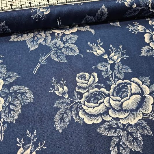 Windham Fabrics - Abigail Blue by Mary Koval 50874-1 100% Cotton Fabric