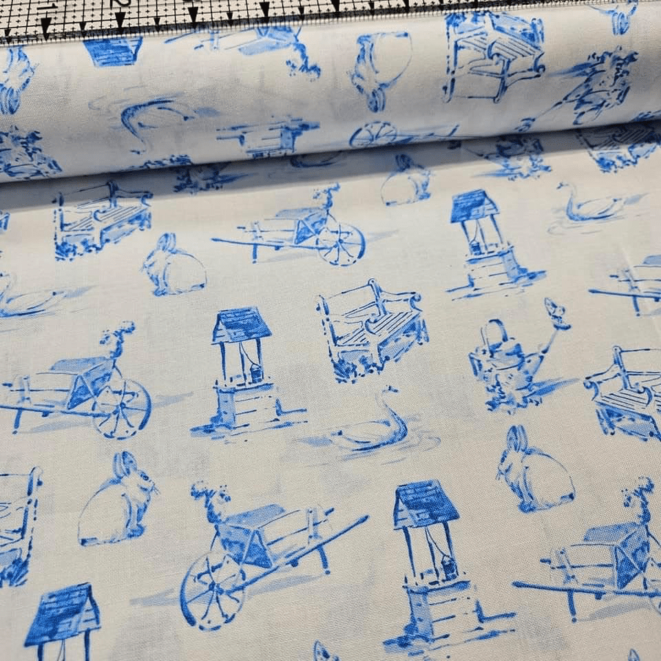 Windham Fabrics - Annabelle Farmhouse Toile 41573-X 100% Cotton Fabric