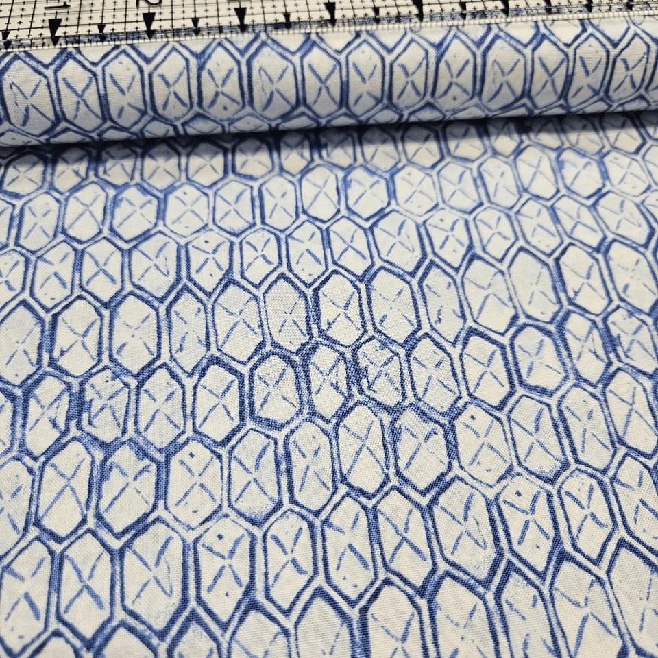 Windham Fabrics - Ella Blue 41858-2 100% Cotton Fabric