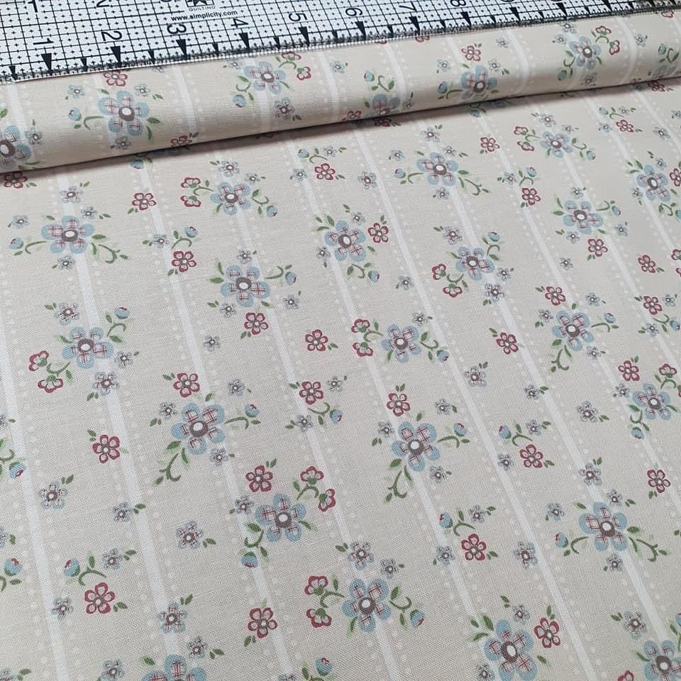 Windham Fabrics - Elm Cottage by L Atelier Perdu Border 100% Cotton Fabric