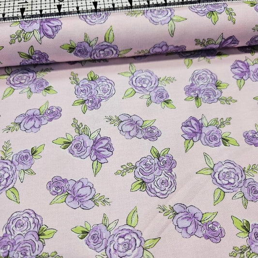 Windham Fabrics - Greenhouse Blooms Pink 51362-4 100% Cotton Fabric