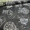 Windham Fabrics - Lights, Camera, Action Movie Reels 100% Cotton Fabric - Crafts and Quilts
