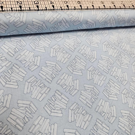 Windham Fabrics - Literary Books Blue 42708-13 100% Cotton Fabric