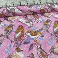 Windham Fabrics - Meadowlark Birds Pink 39639-1 100% Cotton Fabric - Crafts and Quilts