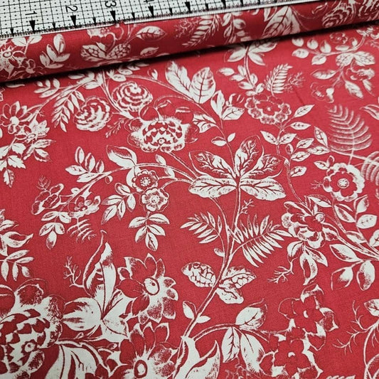 Windham Fabrics - Simply Red by Mary Koval 42892-1 100% Cotton Fabric