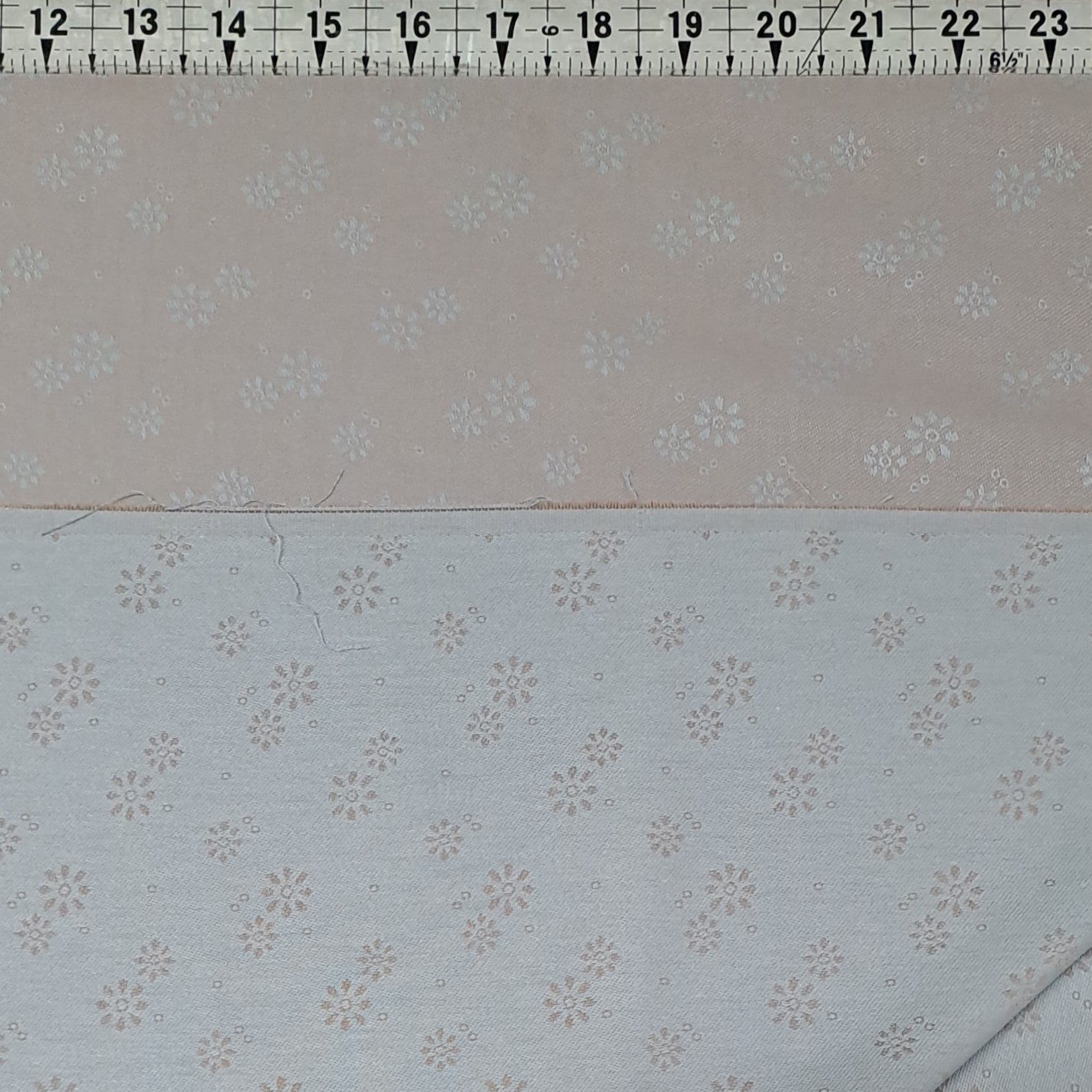 Designer Jacquard - Pink Daisies 60" Wide 100% Cotton Fabric