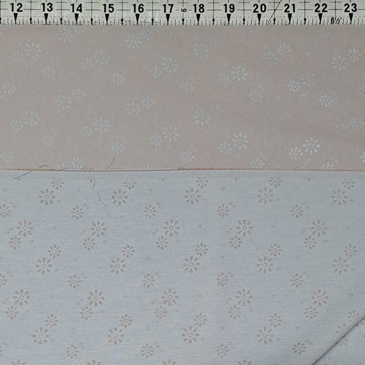 Designer Jacquard - Pink Daisies 60" Wide 100% Cotton Fabric