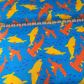 Free Spirit - Sharks 100% Cotton Fabric - Crafts and Quilts