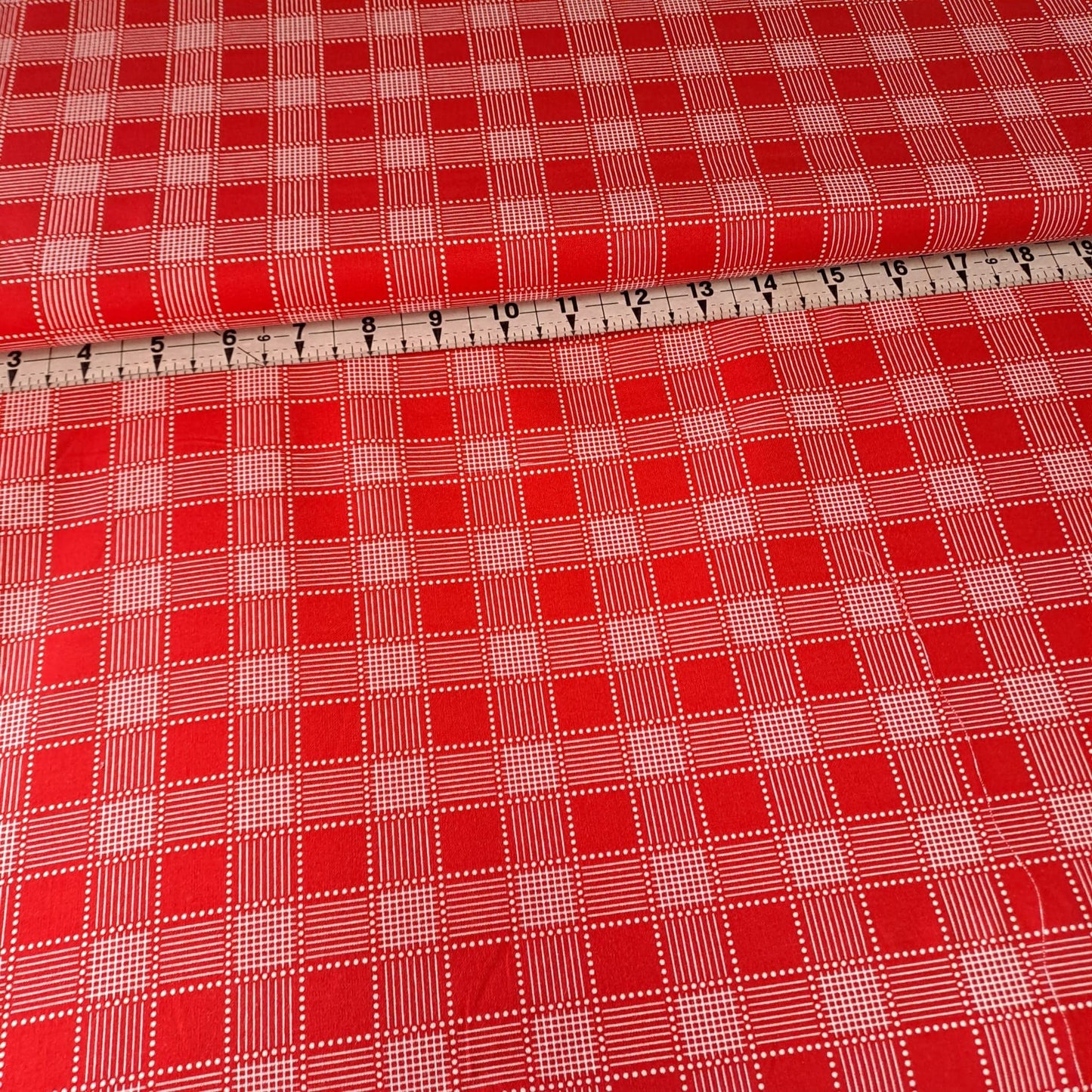 Yard Sale - RJR Fabrics - Red 100% Cotton Fabric