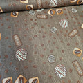 Stof - Take a Break Brown 100% Cotton Fabric - Crafts and Quilts