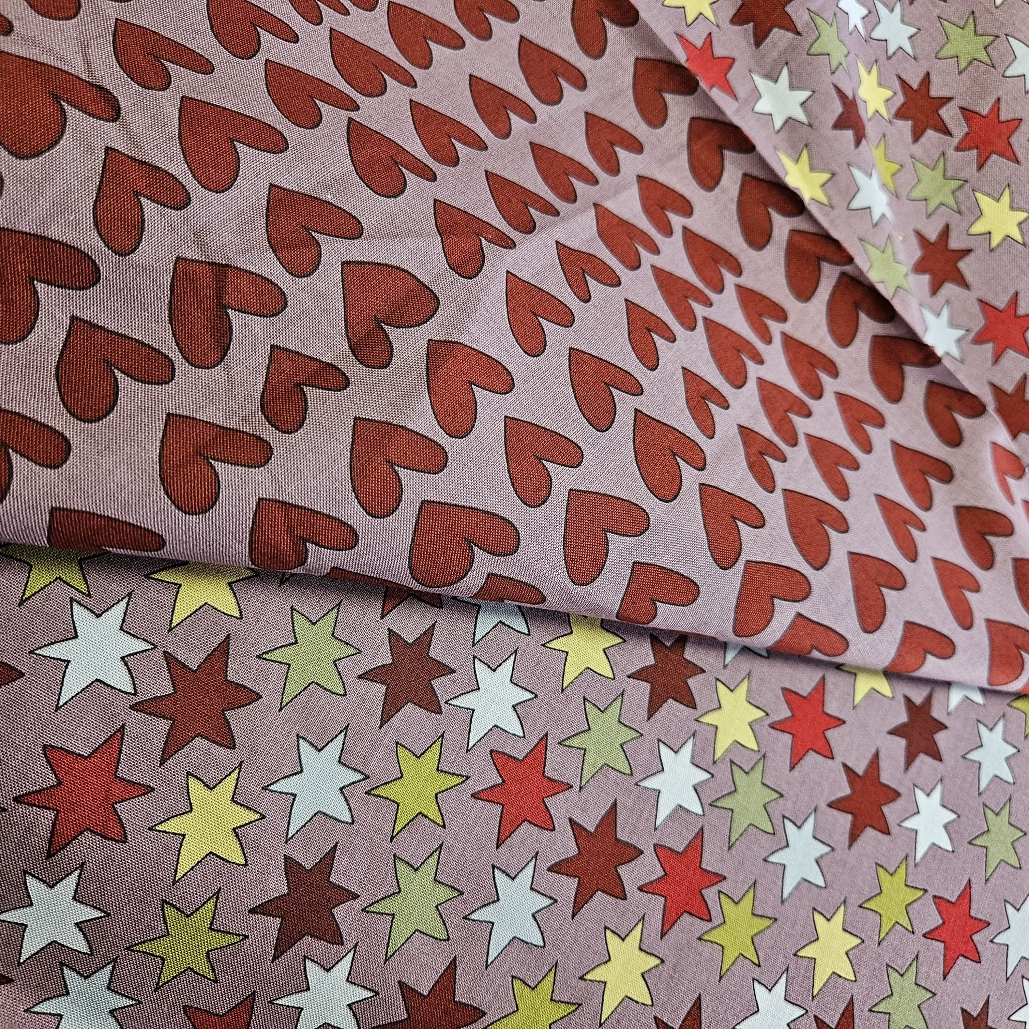 Stof - The Snake and I purple 100% Cotton Fabric