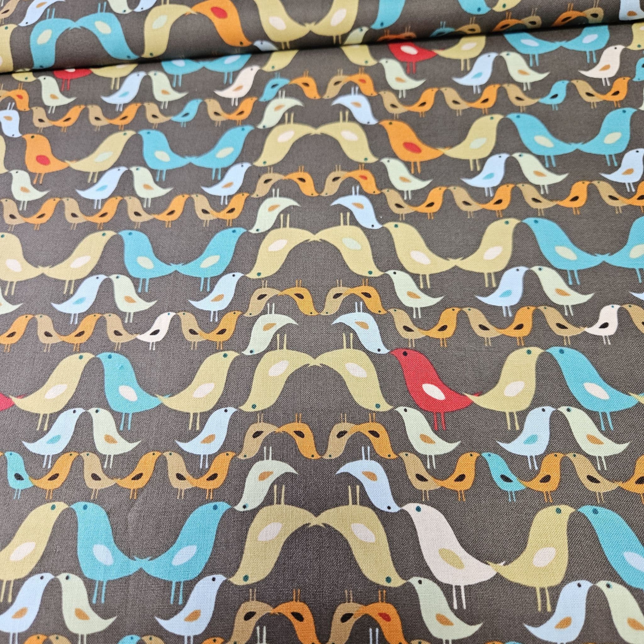 Stof - Urban Nature Birds 100% Cotton Fabric